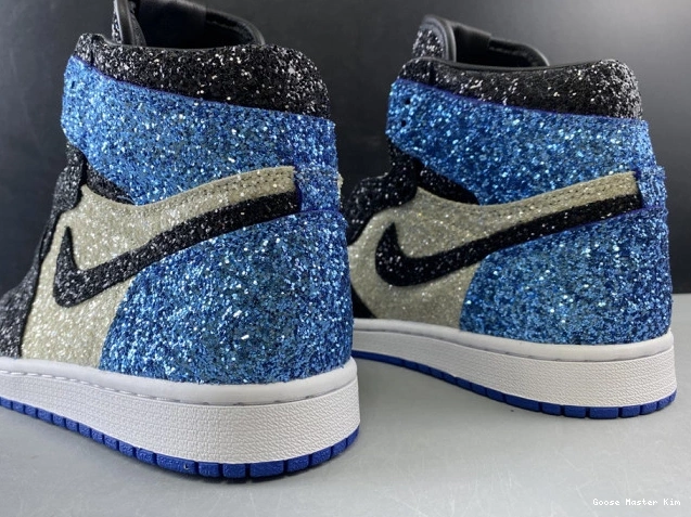 JORDAN 1 CK5566-400 DESIGN GLITTER X FRAGMENT AIR 0726